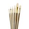 Princeton RealValue Brush Set, Long Handle Mixed Media Paintbrush, Brown, 6-Piece Set, 2PK PR9148 - alternate 2