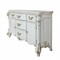 Homeroots 71" Pearl Solid and Manufactured Wood Five Drawer Triple Dresser 486003 - alternate 1