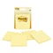 Post-It Post-it 3 in. W X 3 in. L Canary Yellow Sticky Notes 4 pad, PK4 5400 - alternate 2
