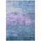 Homeroots 3' X 5' Denim Blue And Sky Blue Striped Washable Indoor Outdoor Area Rug 610877 - alternate 2