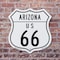 Signmission Arizona Route Marker Shield Sign Us 66, 6 Inch X 6 Inch, Plastic Sign SHI-P-6-360 - alternate 2