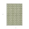 Homeroots 10' X 14' Green And Ivory Geometric Washable Indoor Outdoor Area Rug 599621 - alternate 2