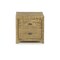 Homeroots 24" Walnut Golden Brown Distressed Solid Wood Two Drawer Nightstand 490277 - alternate 1