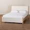 Baxton Studio Eilert Modern Cream Boucle and Oak Brown Wood Queen Bed 257-14002-ZORO - alternate 2