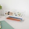 Martha Stewart Brody Set of 3 Stack and Slide Plastic Tray Office Desktop Organizers, 2- Small and 1-Medium BE-PB3316-3-CLR-MS - alternate 2