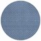 Homeroots 8' Blue And Sky Blue Round Floral Washable Indoor Outdoor Area Rug 610644 - alternate 2