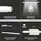 Nuwatt T5 LED Tube Lights 4FT, 5000K, Type A and B, Plug and Play or Ballast Bypass, 24W, 3200LM, 30PK NW-T5F-4-24W-50K-30P - alternate 2
