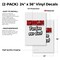 Signmission Remodeling Pardon Our Dust, Vinyl Decals Only 24 Inch x 36 Inch, Vinyl Decal, 2PK DSB-2436-2PACK-RemodelingPardonOurDust - alternate 2