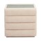Homeroots 17" Beige Wood Pedestal End Table 668549 - alternate 3