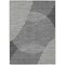 Homeroots 5' X 8' Charcoal And Ivory Geometric Washable Indoor Outdoor Area Rug 597620 - alternate 2