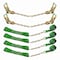 Tie 4 Safe 8 Point Roll Back Tie Down Kit w/ Chain Ends for Car Hauler Carrier Tow Truck. Green RT04CK-715-516-8P-14-GR - alternate 1