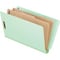 Pendaflex FOLDER, CLSF, ET, 2DIV, LGL, LGN, 10PK 23324 - alternate 1