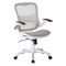 Osp Home Furnishings Riley Office Chair, White Mesh RLY26-WH - alternate 1