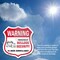 Signmission 24 Hour Surveillance Shield Sign Warning, 6 inch X 6 inch, Vinyl Decal, 2PK SHI-D-2PACK-6-350 - alternate 3