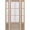 Doornmore G7506, 65.25" x 98" ( 36" Door + 2x12" Side) Left Hand, Mahogany SDL 6 Lite, 3/4 Lite Exterior Door G7506-SW-3696-G7503-SL_1-2_LI - alternate 2