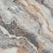 Homeroots 9' X 12' Silver And Copper Abstract Washable Indoor Outdoor Area Rug 618434 - alternate 2