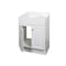 Zenith Products Vanity Combo Single White 24in W X 18in D X 35in H White RBC24WW - alternate 3