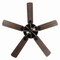Jonathan Y Jasper 52" 2-Light Farmhouse Industrial Iron Dome Shade LED Ceiling Fan With Remote, Black JYL9613A - alternate 3