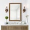 Jonathan Y Cody 5.5" 1-Light Southwestern Bohemian Resin/Iron Faux Antler LED Vanity Light, Brown Wood Fin, 2PK JYL6307A-SET2 - alternate 4