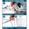 Highcraft 8" Steel Arm Tank Lever with Metal Handle and Plastic Nut Adjustable Arm Flush Lever Chrome Plated US53-34 - alternate 4