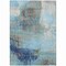 Homeroots 3' X 5' Teal Blue And Gray Abstract Washable Indoor Outdoor Area Rug 632035 - alternate 2