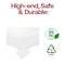 Smarty Had A Party 54 x 108 Clear Rectangular Disposable Plastic Tablecloths 96 Tablecloths, 96PK 813270-CL-CASE - alternate 2