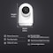 Feit Electric Feit Smart Home Plug-in Indoor Smart-Enabled Security Camera with Pan & Tilt CAM/PAN/WIFI/G2 - alternate 2