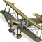 Homeroots 6" Yellow and Green Metal Hand Painted Model Airplane Tabletop Sculpture 489430 - alternate 2