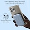 Alpha Digital Magnet Power Bank- 10,000mAh, Wireless Charge, Phone Stand -Blue ZL014-BL - alternate 2