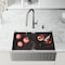 Vigo Handmade 30-in Stainless Steel Single-Bowl Slotted Apron Front Farmhouse Kitchen Sink Workstation VGS3020SA - alternate 2