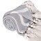 Homeroots 50" X 60" Gray and White Woven Cotton Striped Throw Blanket with Tassels 548928 - alternate 2