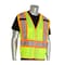 Pip ANSI Type R Class 2 and CAN/CSA Z96 Class 2 Two-Tone X-Back Breakaway Mesh Vest 302-0211-LY/4X - alternate 1