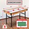 Serenelife 4 in 1 Multi Game Table, 4 ftx2 ft Folding Portable Sports Arcade Games with Accessories SLMTGTBL22 - alternate 2
