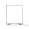 Ghent Floor Partition, Aluminum Frame with Clear Acrylic Panel, 54''H x 48''W MP5448-70 - alternate 3