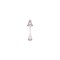 National Hardware V238 Kickdown Door Stop White Finish N248435 - alternate 2