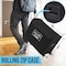 Serenelife EZ Bed Air Mattress with Frame and Rolling Case, Self-Inflating Airbed with Built in Pump for Travel SLEZBDTW10 - alternate 3