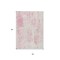 Homeroots 5' X 8' Pink And Ivory Abstract Washable Indoor Outdoor Area Rug 612960 - alternate 3