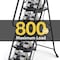 Wrightmaster 5.2 ft. Metal Lightweight Step Ladder, 10 ft. Reach, with Tool Tray 800 lb. Load Capacity ZOR-WK24-5D-DF - alternate 2