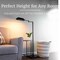 Lavish Home Floor Lamp with Adjustable Heights, 360 Degree Swing Arm, & Stable Base Pharmacy Task Light 72-TSKLMP-2 - alternate 3