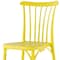 Homeroots Set of Four 22" Yellow Heavy Duty Plastic Outdoor Stacking Dining Chairs 565185 - alternate 1