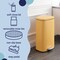 Happimess Curtis 8-Gallon Step-Open Trash Can, Daffodil Yellow HPM1011L - alternate 2