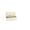 Global Door Controls 4.5 in. x 4.5 in. Bright Brass Spring Full Mortise Square Corner Door Hinge with Fixed Pin Pack of 3 CPS4545-US3-3 - alternate 2
