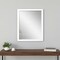 Homeroots 31" White Framed Accent Mirror 632857 - alternate 2