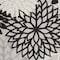 Homeroots 5' X 8' Black And White Floral Indoor Outdoor Area Rug 546664 - alternate 2