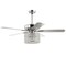Jonathan Y Brandy 52" 3-Light Crystal Prism Drum LED Ceiling Fan With Remote, Chrome JYL9606A - alternate 3