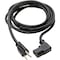 Eaton Tripp Lite Series Computer Power Cord, NEMA 5-15P to Right-Angle C13 - 10A, 125V, 18 AWG, 10 ft. P006-010-13RA - alternate 3