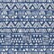 Homeroots 10' X 14' Navy Blue And Ivory Southwestern Washable Indoor Outdoor Area Rug 594183 - alternate 2