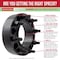 Coyote Wheel Accessories HUB CENTRIC RINGS 6410 Millimeter Inside Diameter 7410 Millimeter Outside Diameter Black Plasti 74-6410 - alternate 2