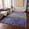 Homeroots 9' X 12' Purple Green And Black Abstract Washable Indoor Outdoor Area Rug 603105 - alternate 4