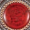 Homeroots 21" Red And Brown Round Polyresin Decorative Plaque 468289 - alternate 2